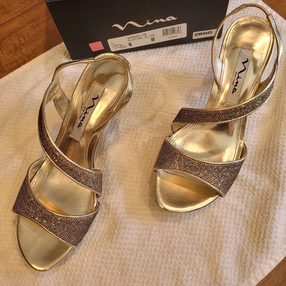 Nina Platino Bliss Size 6 Heels